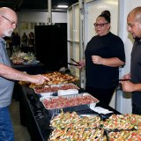 Elton Gray Catering served dinner and appetizers for Friday night's event.